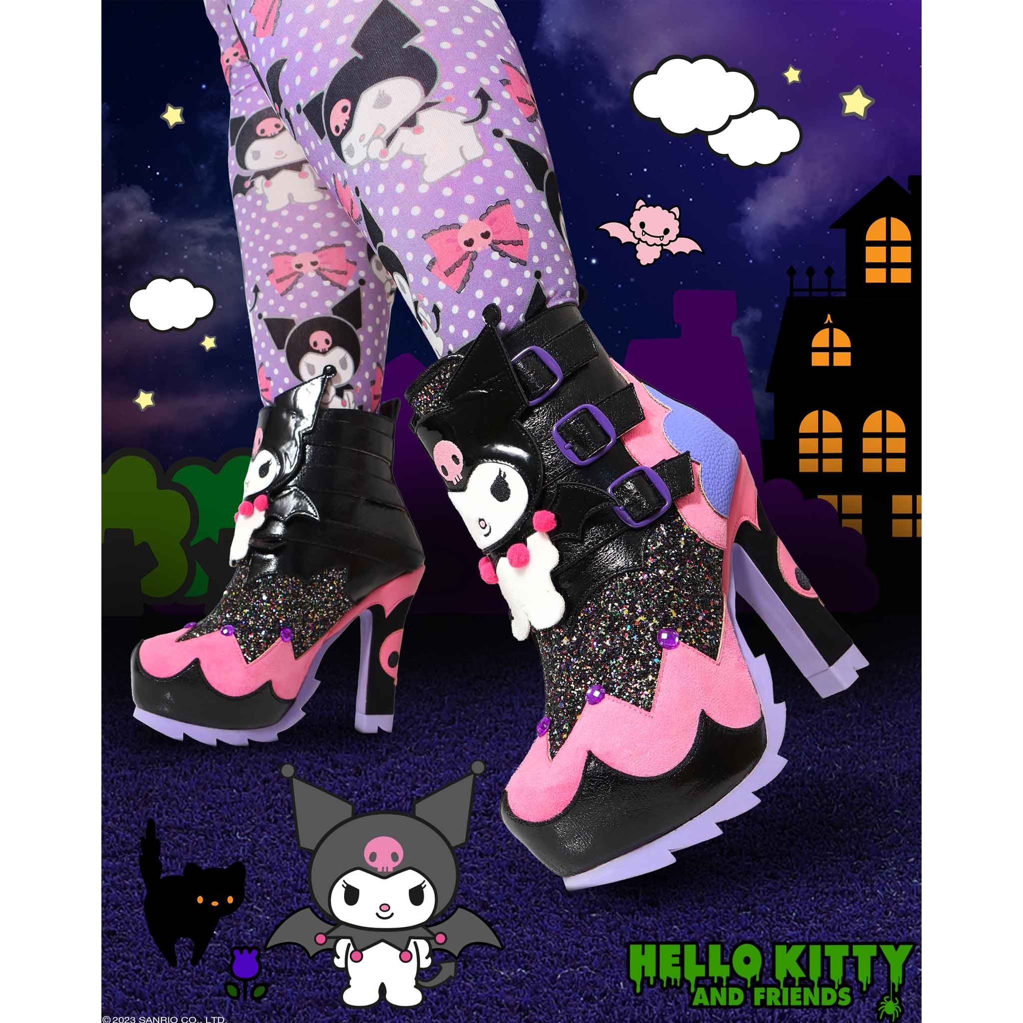 Creepy Kuromi Tights