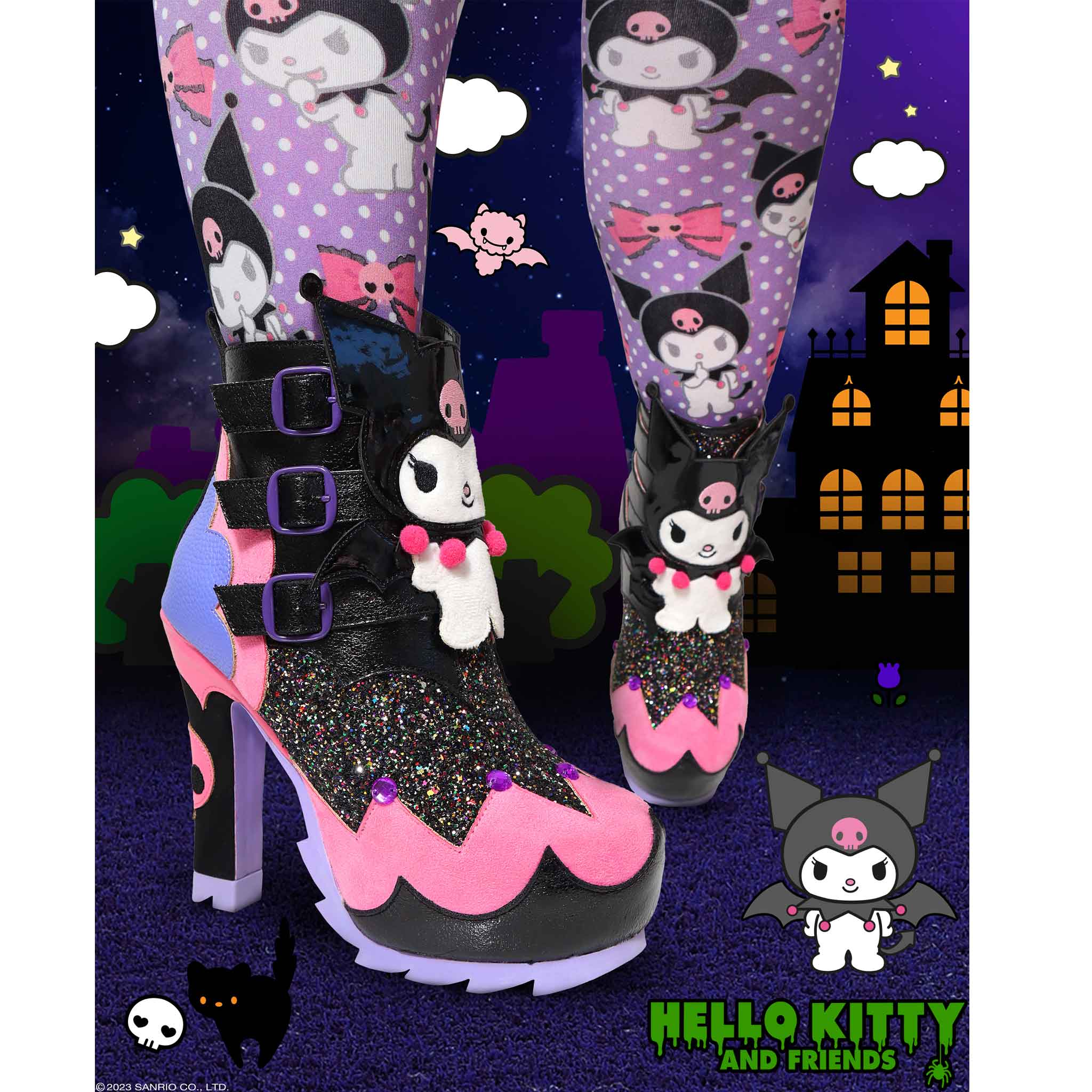 Creepy Kuromi Tights