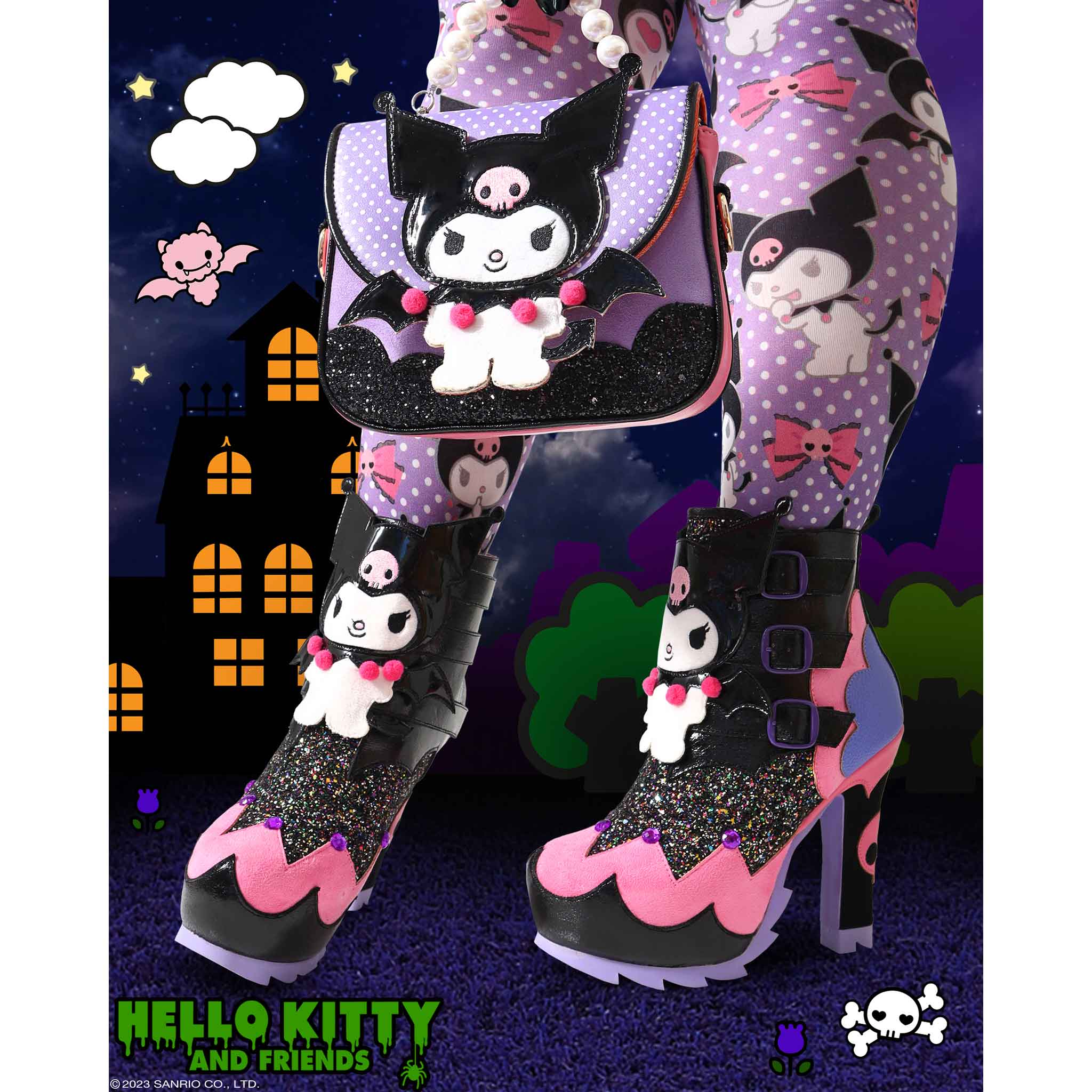 Creepy Kuromi Tights